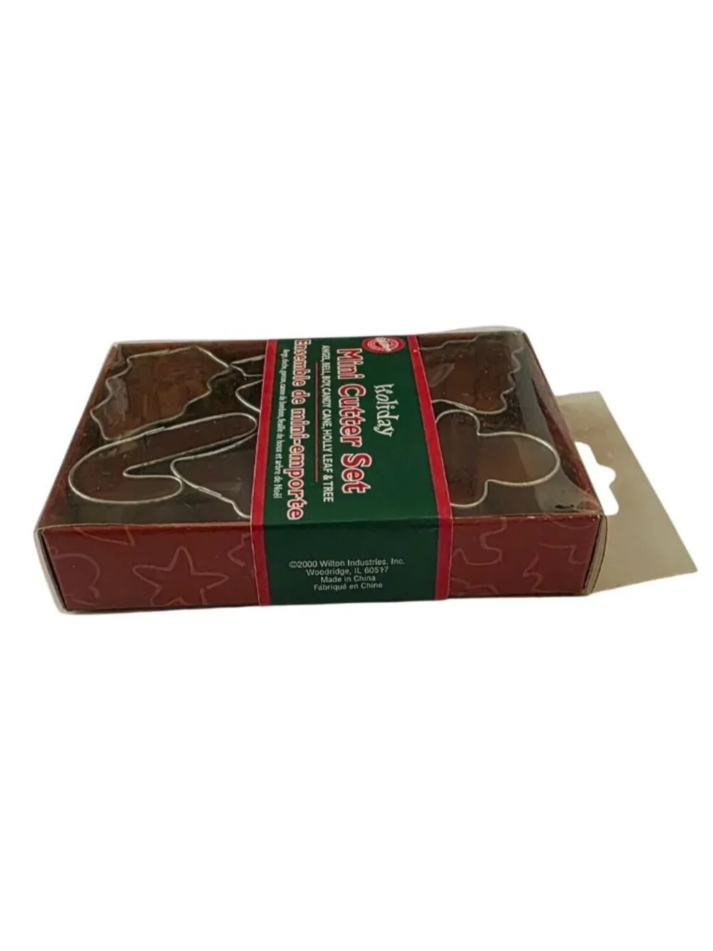 Vintage Wilton 6 Mini Cookie Cutter Set Holiday Christmas 2000 Gingerbread Tree